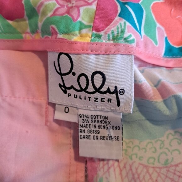 Lilly Pulitzer women's White Label size 0 capri pants - Picture 4 of 5